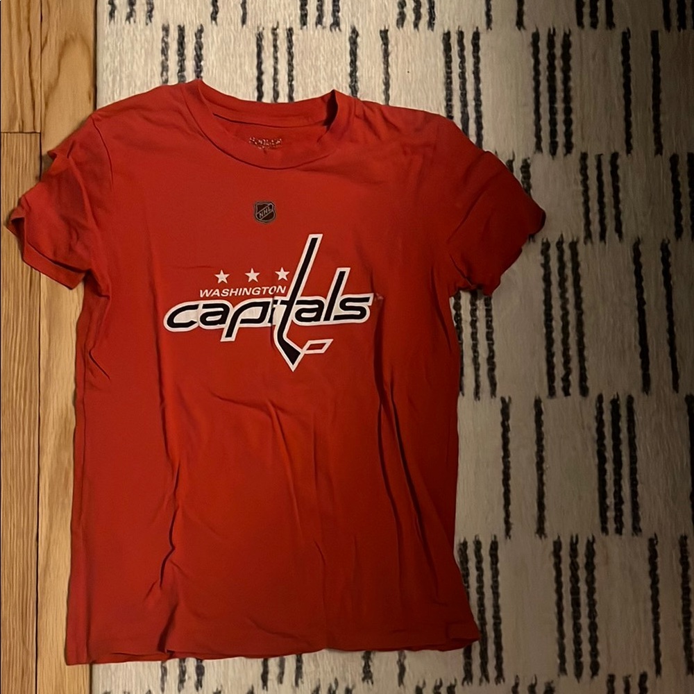 Red Washington Capitals Alex Ovechkin T-Shirt kids